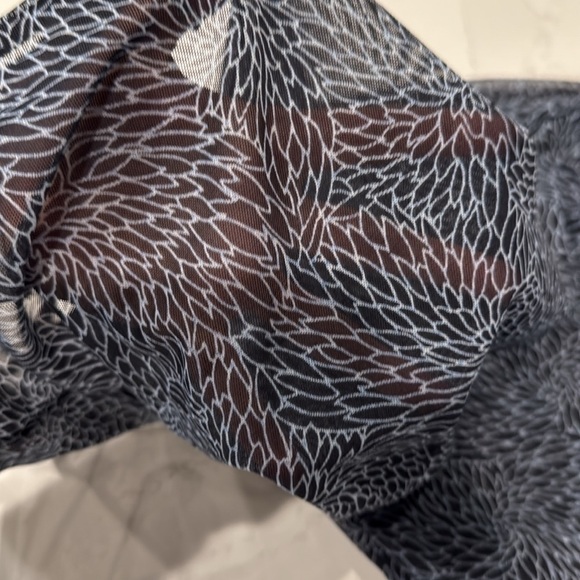 DKNY Sheer Slip Dress | Adjustable Straps | Size Medium | Navy Blue - Picture 4 of 5